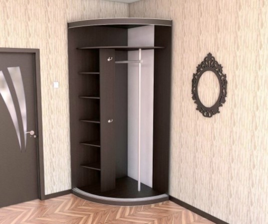 Шкаф купе с крючками