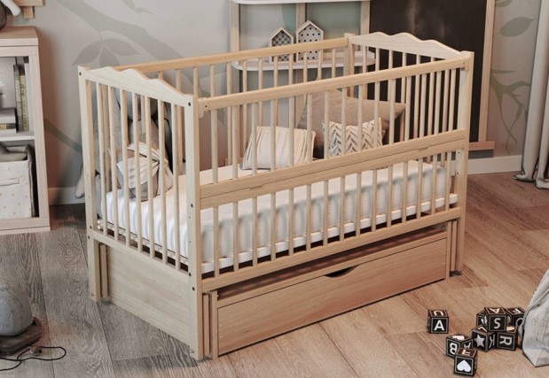 Как опустить детскую кровать с маятником